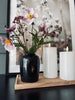 Vase H 12cm – Sort stentøy