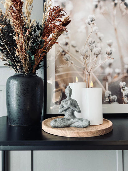 Vase H 20cm – Sort stentøj - VIAMAJA.DK