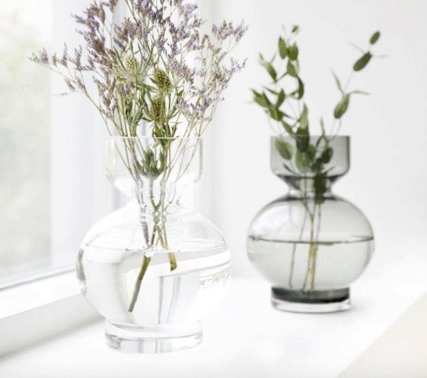 Vase i klar glas - Lowa - VIAMAJA.DK