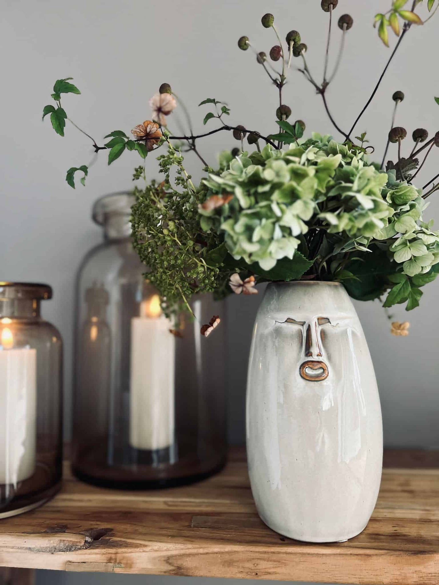Vase keramik FACE - VIAMAJA.DK