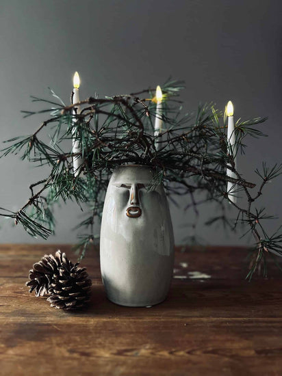Vase keramik FACE - VIAMAJA.DK
