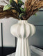 Vase - LOTUS hvid keramik - VIAMAJA.DK