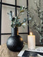 Vase Maison Black 16 x 20 - VIAMAJA.DK