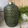 Vase med dots - flaskegrønn