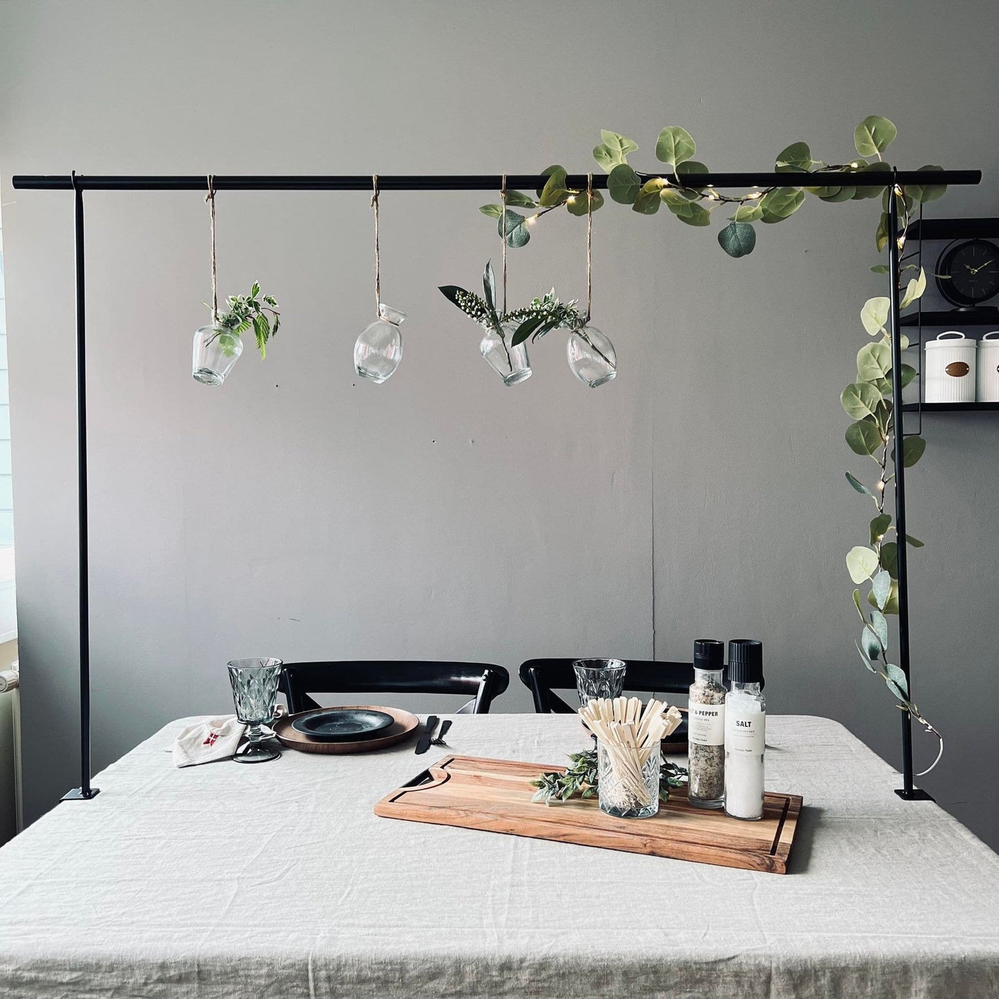 Vase med ophæng - Klar glas - VIAMAJA.DK