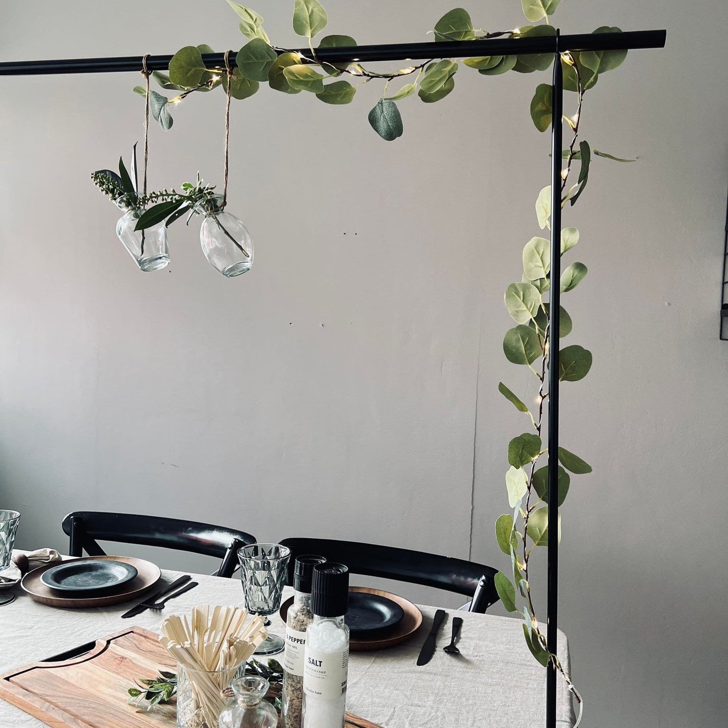 Vase med ophæng - Klar glas - VIAMAJA.DK