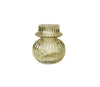 Vase med riller - Grønt glass