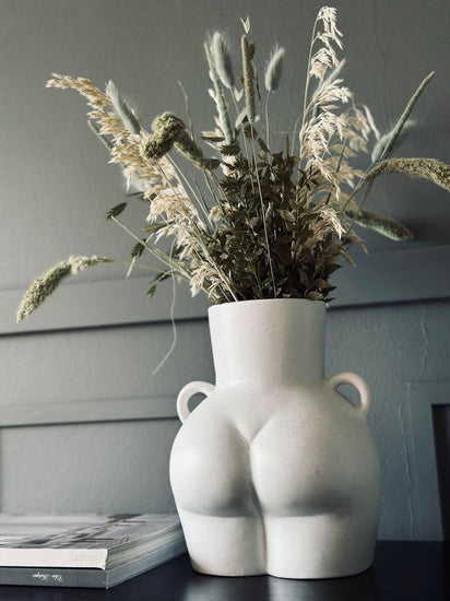 Vase white Body Big - VIAMAJA.DK
