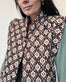 Vest Quilt brun - VIAMAJA.DK