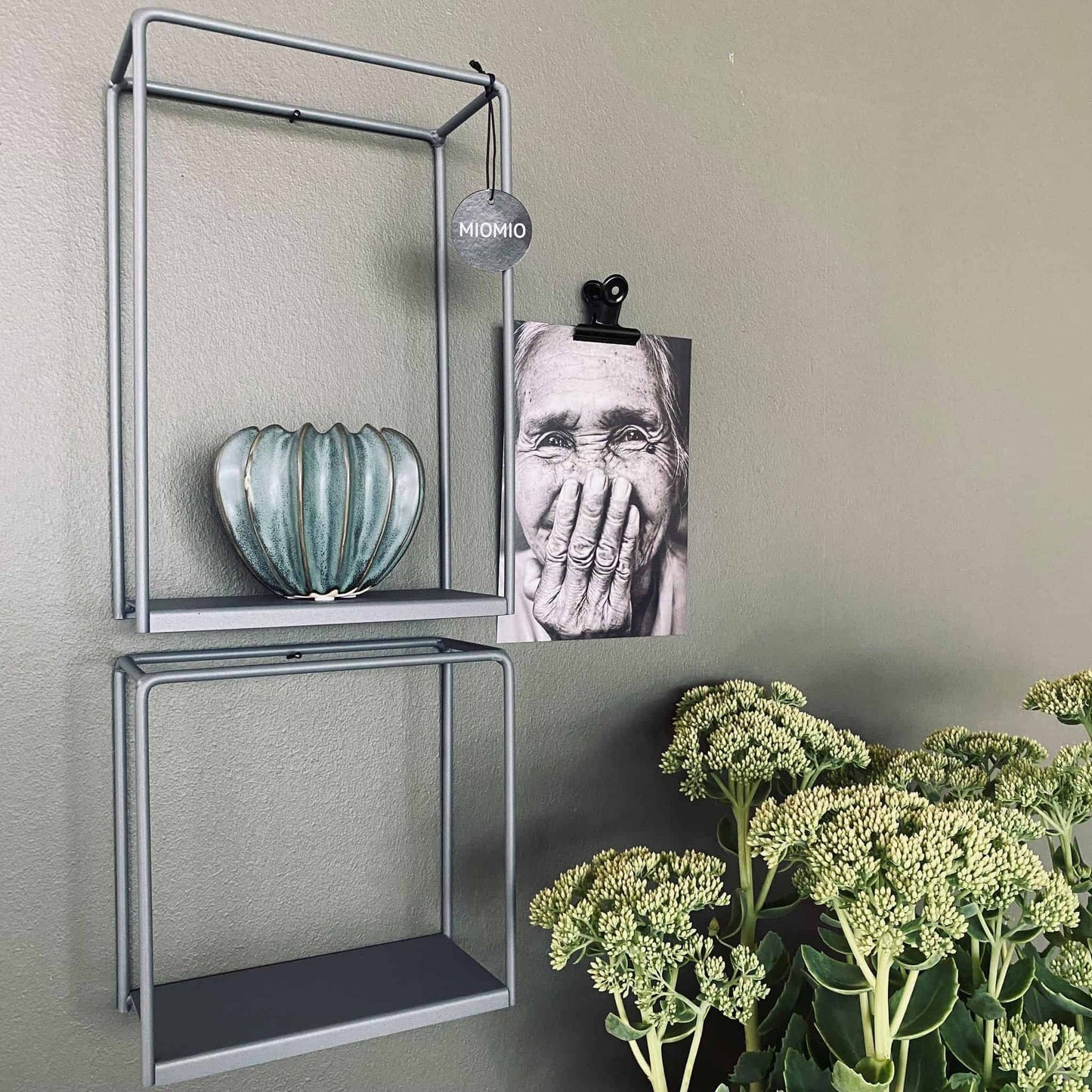 VIAMAJA Cube hylde – Grå – 20x30x10 - VIAMAJA.DK