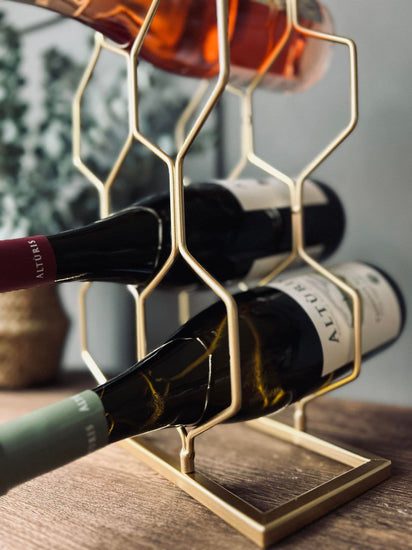 Vinreol - Vega Guld til 8 flasker - VIAMAJA.DK