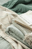 Vintage quilt misty jade