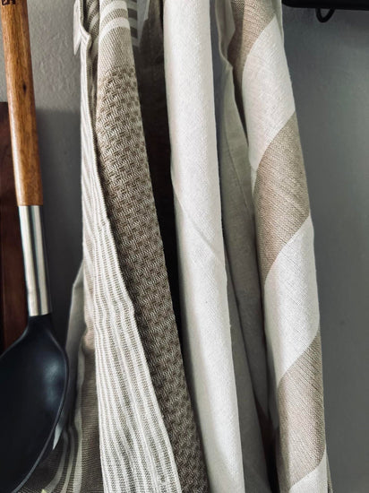 Viskestykker 3 stk - Color mix Beige Øko - tex - VIAMAJA.DK