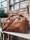 Weekendtaske BERLIN - Cognac - VIAMAJA.DK