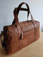 Weekendtaske cognac - Terra - VIAMAJA.DK