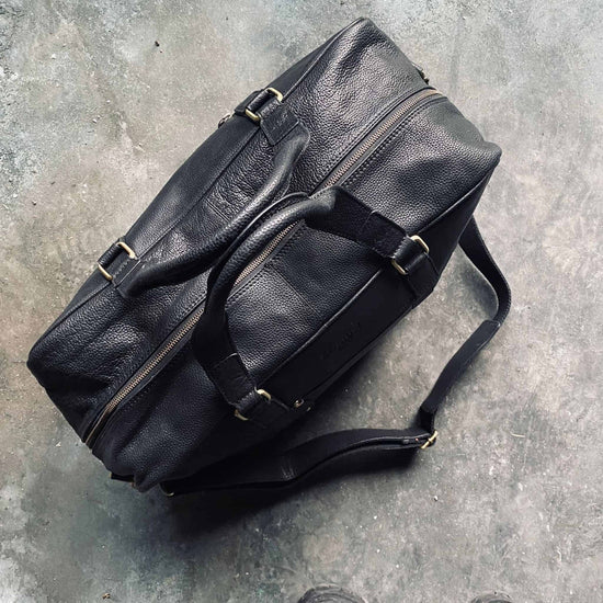 Weekendtaske - Deluxe Sort - VIAMAJA.DK