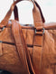 Weekendtaske Holdall Cognac skind - VIAMAJA.DK