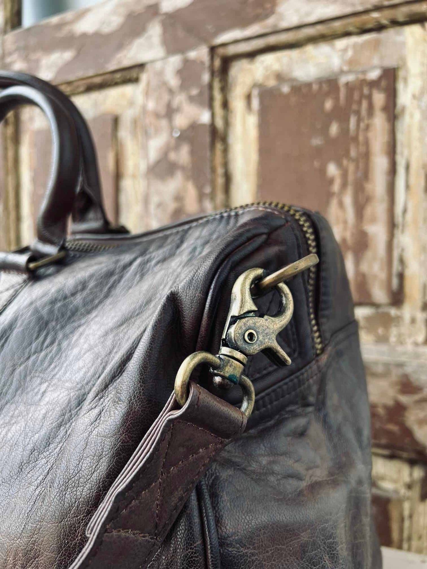 Weekendtaske HOLLYDAY - Brown deluxe - VIAMAJA.DK