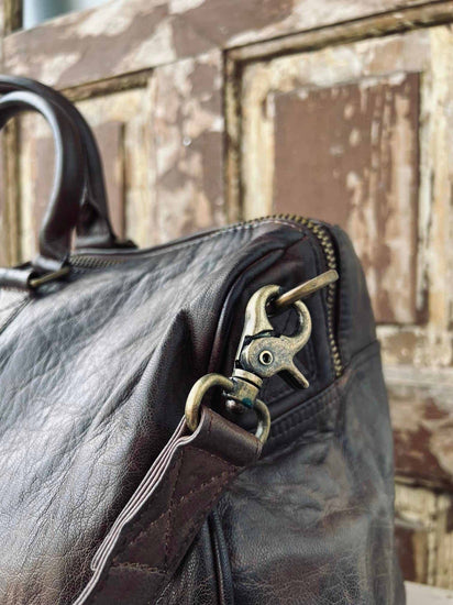 Weekendtaske HOLLYDAY - Brown deluxe - VIAMAJA.DK