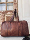 Weekendtaske TRAVEL Cognac - VIAMAJA.DK