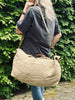 Weekendveske - WASHED JUTE BEIGE