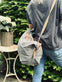 Weekendtaske - WASHED JUTE GREY - VIAMAJA.DK