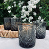 Whiskyglass / vannglass 4 stk - Røykfarget