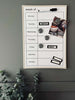 Whiteboard med 10 deler