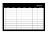 Whiteboard Ukesplan - 60x40cm - Tilbehør medfølger