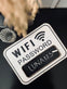WIFI Skilt med kridt - Hvid - VIAMAJA.DK