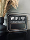 WIFI Skilt med kridt - Sort - VIAMAJA.DK