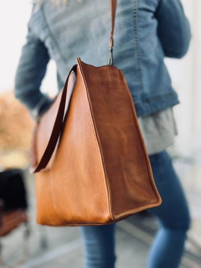 Work / Shopper - Lisa Cognac - VIAMAJA.DK