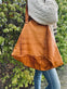 XL KAYA Shopper - Cognac - VIAMAJA.DK