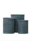 Zink potter - MOSS GREEN - 3 stk - VIAMAJA.DK